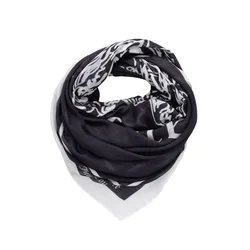 Juicy Couture Šal HLLYH črna/bela