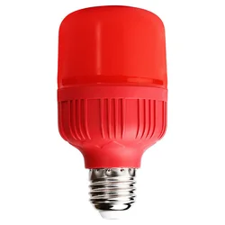 Guanan LED sijalica, E27, 10W, 5 Komada, Crvena