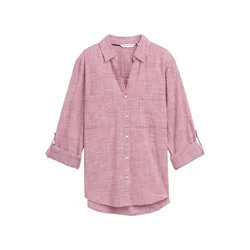 TOM TAILOR Bluza temno roza/bela
