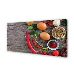 tulup.si Slika na platnu Pepper zapusti jajca 140x70 cm