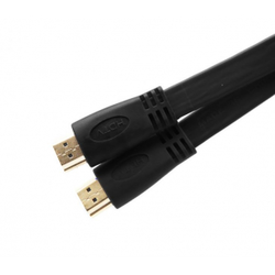 3G (38143) kabl HDMI Flet (muški) na HDMI Flet (muški) 1.5m crni