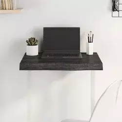 Stolna ploča tamnosmeđa 60x40x(2-6) cm obrađena masivna hrast