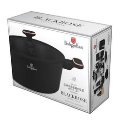 Berlinger Haus Šerpa sa poklopcem Black Rose Collection BH-8359, 28cm, Crna