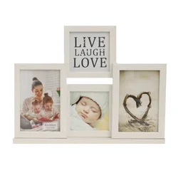 Cute&Cool HOME drveni ram za 4 slike beli 35x27x5