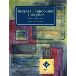 CHANDONNET:QUATRE PIECES GUITAR SOLO