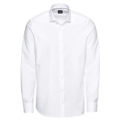 OLYMP Poslovna srajca Level 5 Uni Twill, bela