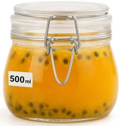 shumee Steklen kozarec s sponko 500 ml
