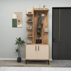 Hanah Home Cipelarnik sa čivilukom Julendor, 74.4x33x182.8 cm, Bež