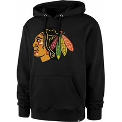 Chicago Blackhawks NHL Imprint Burnside Pullover Hoodie Jet Black S
