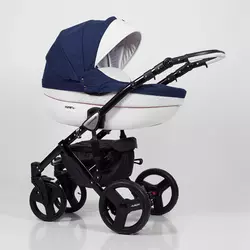 Kunert Mila kolica za bebe - crni ram, set 3u1
