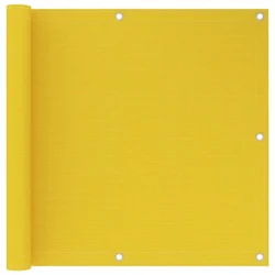 Balkonski zastor žuti 90 x 600 cm HDPE