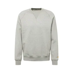 Carhartt WIP Majica Chase pegasto siva