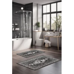 Lessentiel Maison Set prostirki za kupatilo CT-5425, 2 Komada, Siva