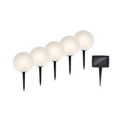 Grundig - Komplet od 5 LED RGBW solarnih svetiljki, LED/3,2V, 600 mAh, IP44