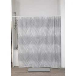 Zavesa za kadu 180x180cm/12 pp belih kukica peva plaža tendance