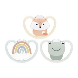 NUK Duda Space Rainbow v škatli 0-6m