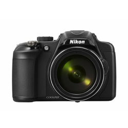 NIKON digitalni fotoaparat Coolpix P600, črn