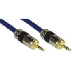 InLine 99957P 20m 3.5mm 3.5mm Blue audio cable