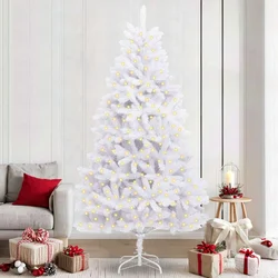 Umjetno božićno drvce Bijelo 240 cm PVC i metal