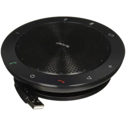 JABRA SPEAK 510 + MS Speakerphone for UC & BT plus Bundle LINK 370, USB Conference solution, 360-degree-microphone, Plug&Play, mute and volume button,
