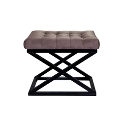 Atelier del Sofa Tabure 50x42x40cm, Crno-Braon