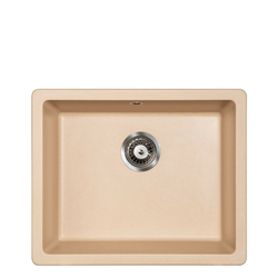 Metalac X Quadro U50 Podgradna sudopera, Šampanj, fi 90, 570×470 mm