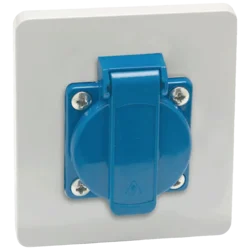 Famatel Utičnica zidna, schuko, 16A, 250V, 1x2P+TTL, IP54 - 3915