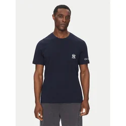 Champion Majica 221038 Mornarsko modra Regular Fit