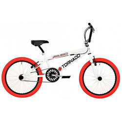Bike Fun BMX 20 inčno 31 cm kolo, belo rdeče