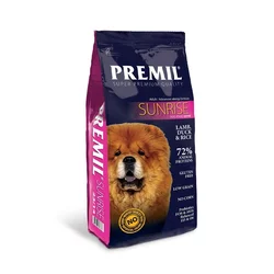 PREMIL Suva hrana za pse Sunrise jagnjetina, pačetina i tuna 15kg