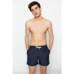 Trendyol Navy Blue Basic Standard Length Swimsuit Marine Shorts