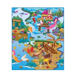 ROLLMATZ Podloga za igranje Morska Sirena 100 x 120cm