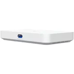 Ubiquiti UniFi UCG-Fiber-EU Desktop 10G Cloud Gateway with integrated PoE switch, Includes full UniFi application suite for device management, 5 Gbps routing with IDS/IPS, 10G SFP+ and (1) 10 GbE RJ45 WAN port, 10G SFP+ LAN port - UCG-FIBER-EU