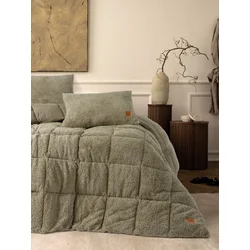 Lessentiel Maison Set posteljina Pelus, 155x215 cm, Zeleni