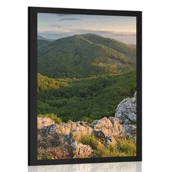 Plakat narava obsijana s soncem - 30x45 silver