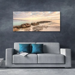 tulup.si Slika na platnu Sea beach landscape 140x70 cm