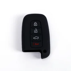 888 CAR ACCESSORIES Silikonska navlaka za ključeve crna Hyundai