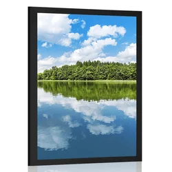 Plakat poletna narava - 30x45 white