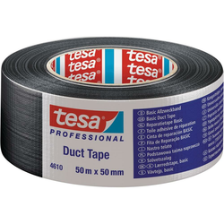 TESA Močen lepilni trak TESA Tesa® Duct Tape črne barve (D x Š) 50 m x 50 mm iz kavčuka, vsebina: 1 rola
