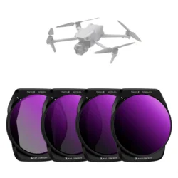 K&F DIJ AIR 3S 4pcs filter Kit(ND8&PL+ND16&PL+ND32&PL+ND64&PL)HD, single-sided anti-reflection green