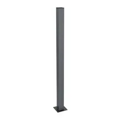 Stub za 3D panelnu ogradu 50x50/1,5mm x 1.25m sa anker pločom pocinkovan i plastificiran - Antracit RAL 7016