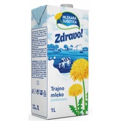 MLEKO KRAVLJE TRAJNO ZDRAVO 2% 1L TB
