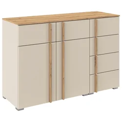 Stylife KOMODA, barve šampanjca, hrast artisan