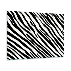 shumee Steklena zaščitna plošča ZA štedilnik 60X52 zebra