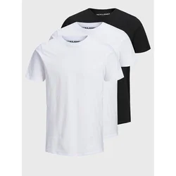 JACK & JONES Majica  črna / bela