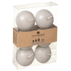 Set plutajućih sveća Hugo fi 4.5cm 6/1 taupe Atmosphera