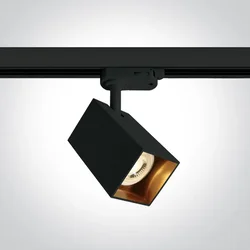 REFLEKTOR ZA ŠINU GU10/10W/220V KOCKASTI CRNI