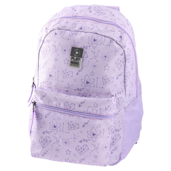 Play Školski ranac za devojčice X34 4Pack, 40x28x18cm, Lavanda