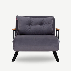 Atelier del Sofa Fotelja na razvlačenje Sando Single, Siva