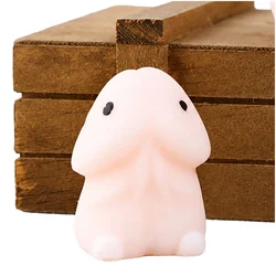 4U Mini mehka igrača za penis proti stresu za stiskanje, zabavno darilo